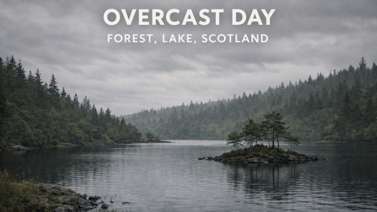 Forest by the Lake – Slow Walk in Scotland