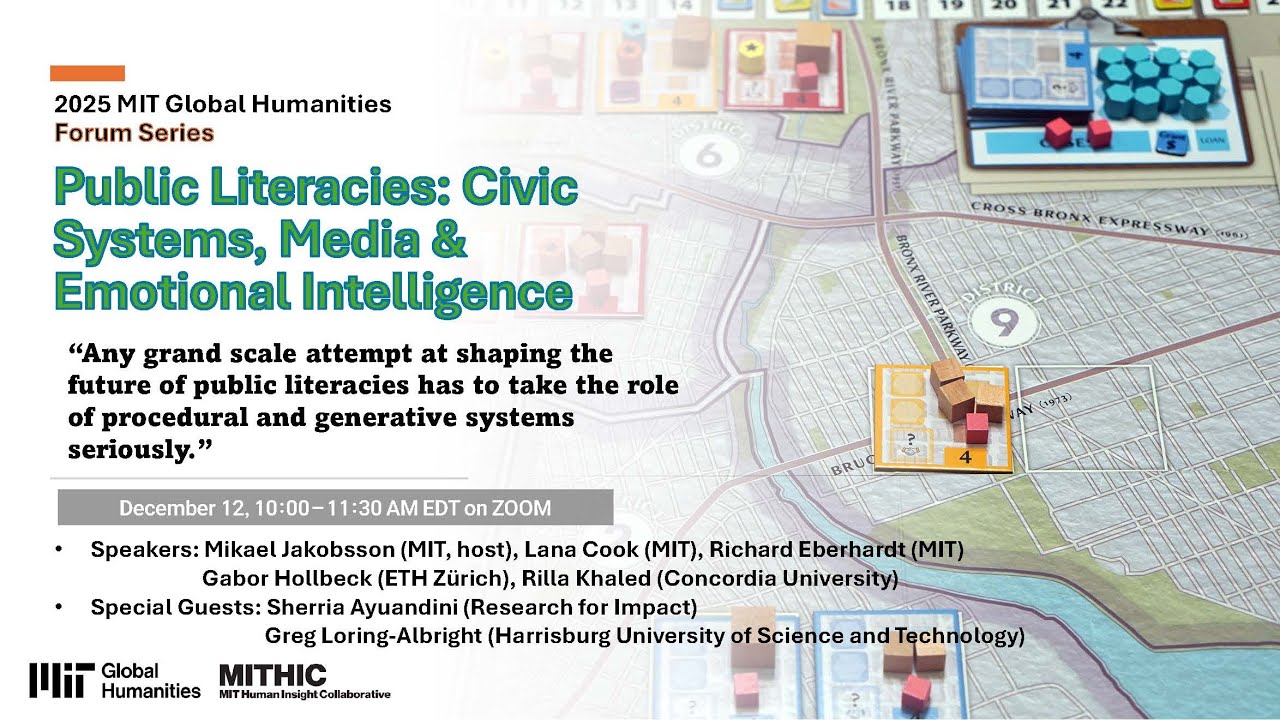 2025 GHI 5th Forum: Public Literacies: Civic Systems, Media & Emotional Intelligence