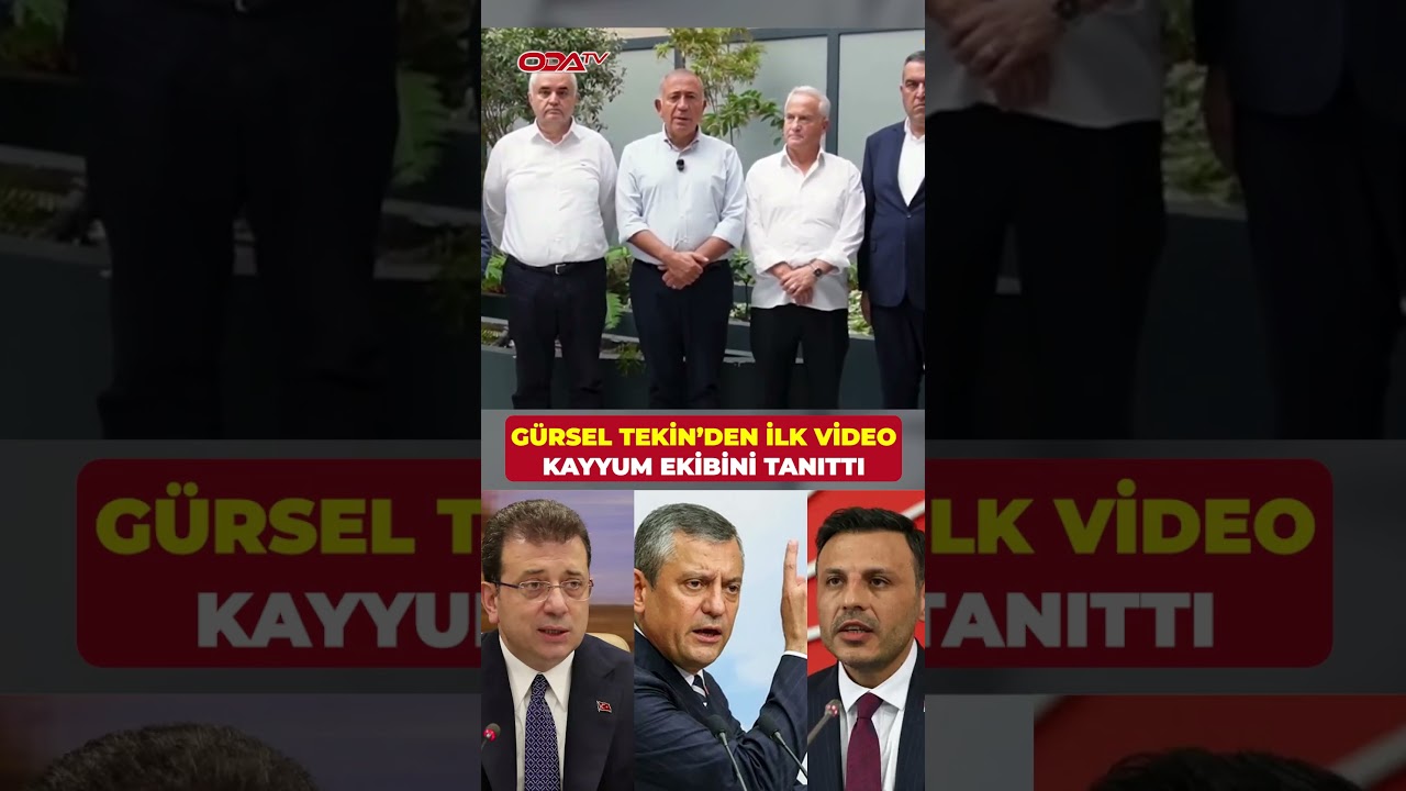CHP kayyumu G&uuml;rsel Tekin'den kayyum heyetiyle ilk video