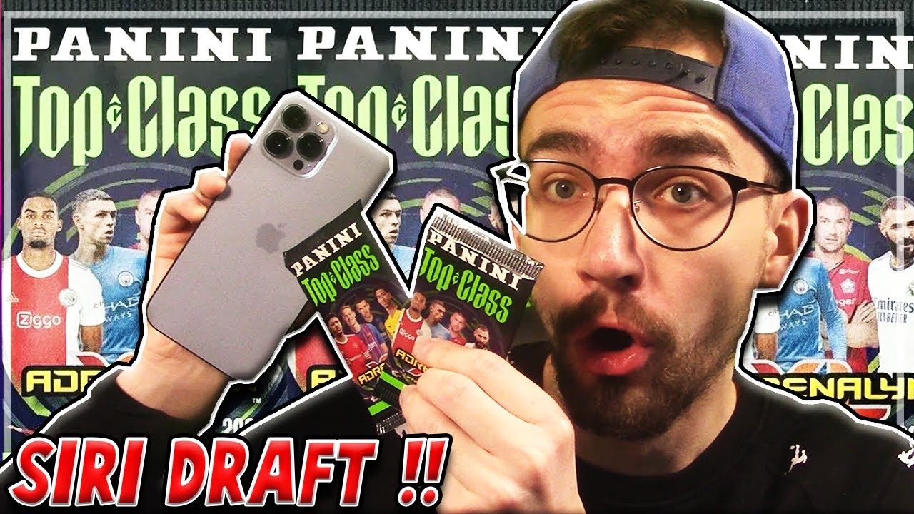 SIRI DRAFT CHALLENGE 😱🔥 Panini TOP CLASS 2022 Adrenalyn XL