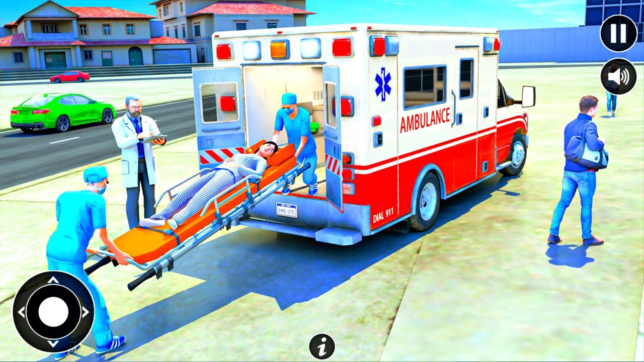 Ambulance City Rescue Simulator - 911 US Emergency Ambulance Driving 3D: Android Gameplay#gaming 