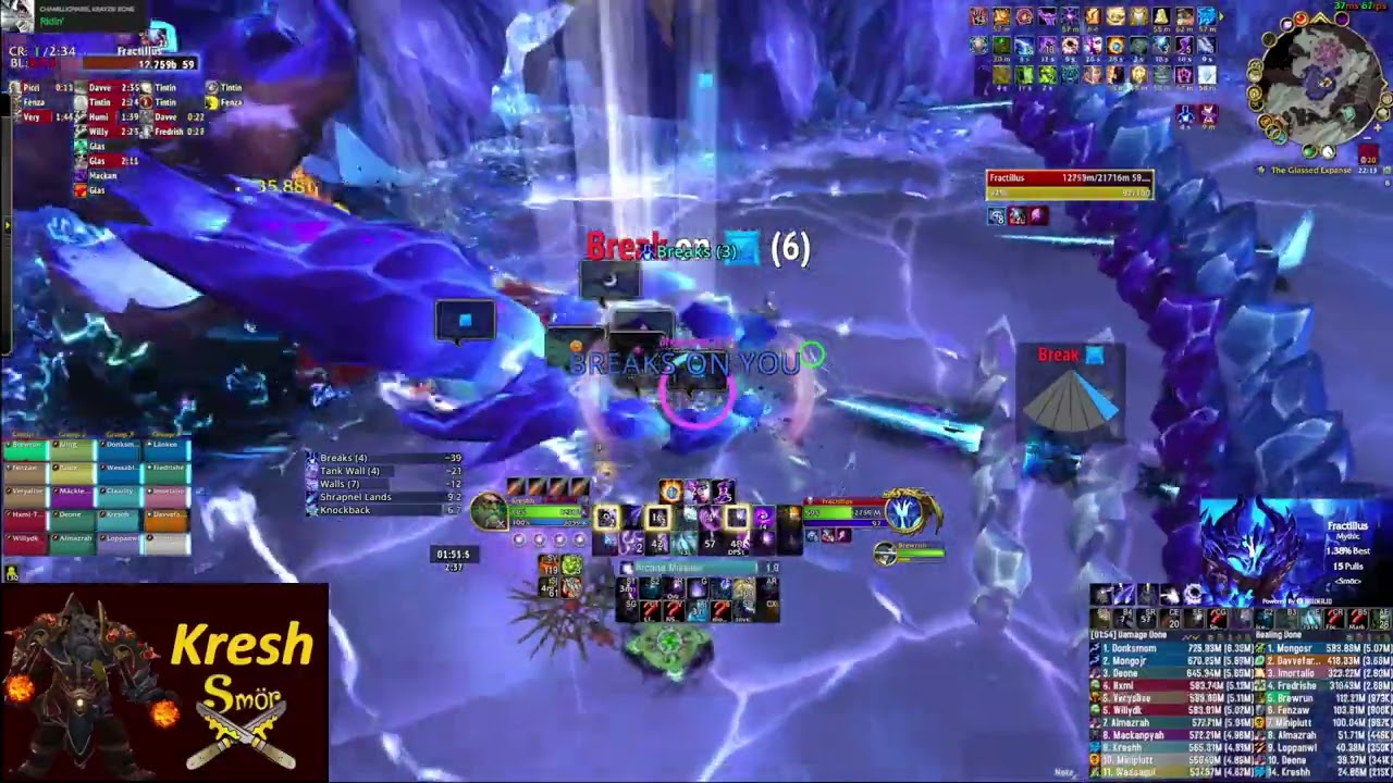 Smör vs Fractillus Mythic (Arcane Mage Pov)
