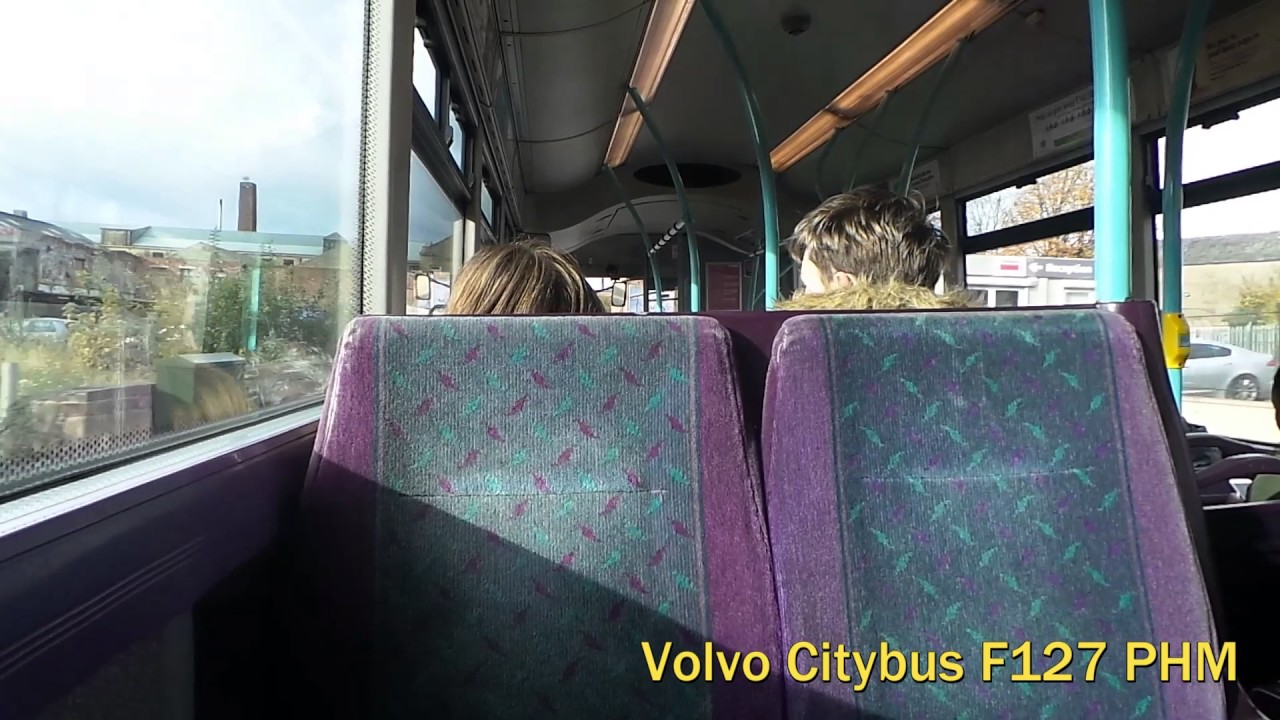 Whiny ZF & Kickdown Beast First Bradford Volvo B7L Wright Metro 60906 (YG02 DHN)