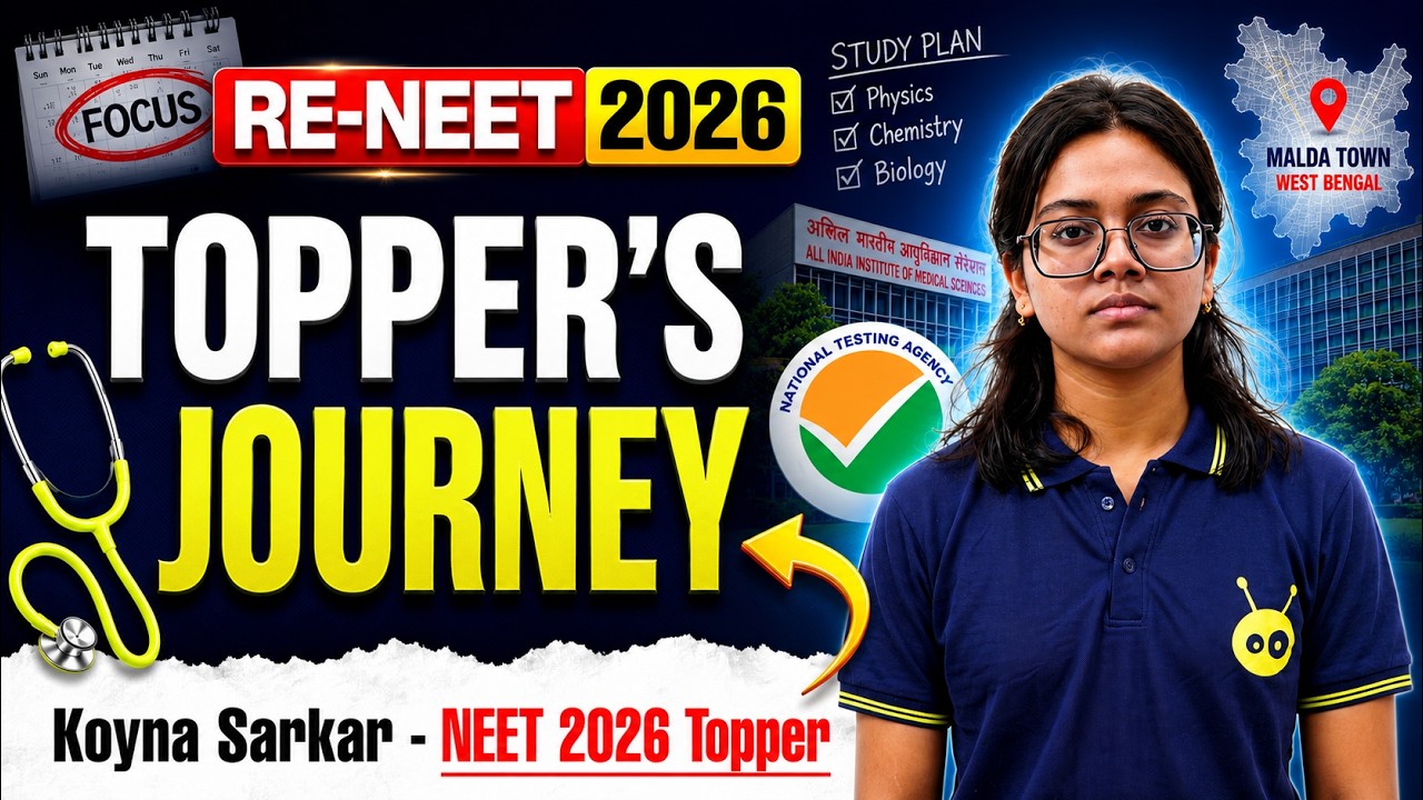 Becoming the FIRST Doctor in Her Family! 🥺 | Koyna Sarkar&rsquo;s NEET 2026 Topper's Struggles #NEET2026