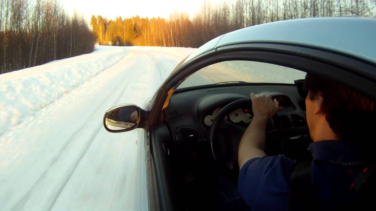 Fwd drifting and raping the e-brake [ Gopro ] Peugeot 206cc