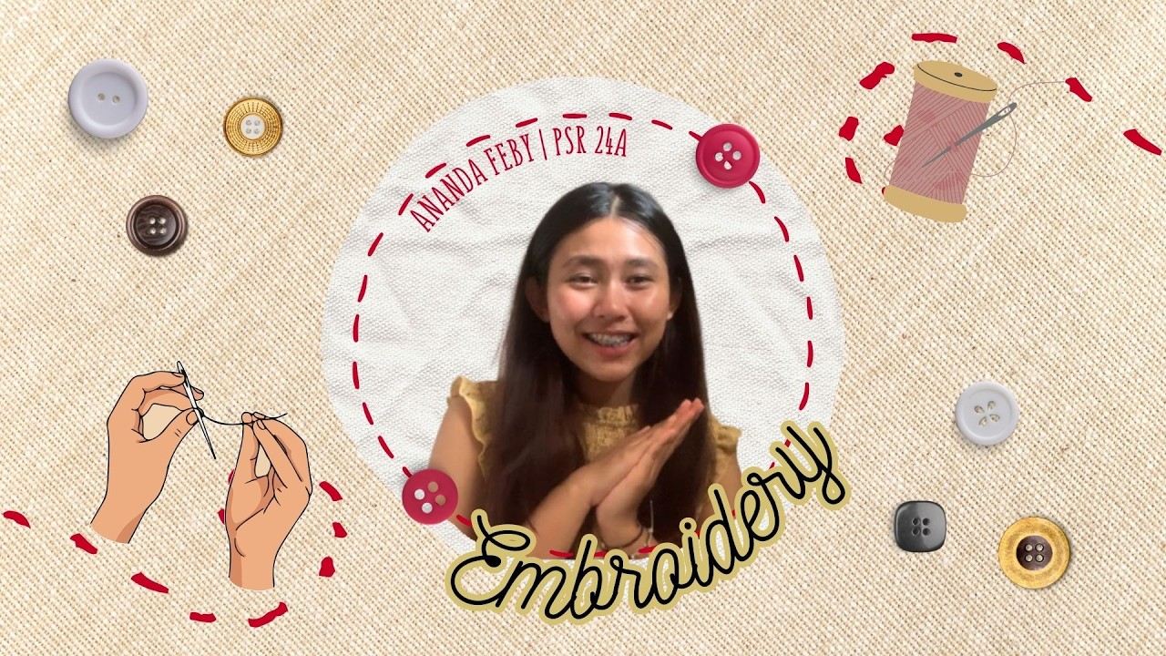 024 | How to embroider a Totebag || Ananda Feby