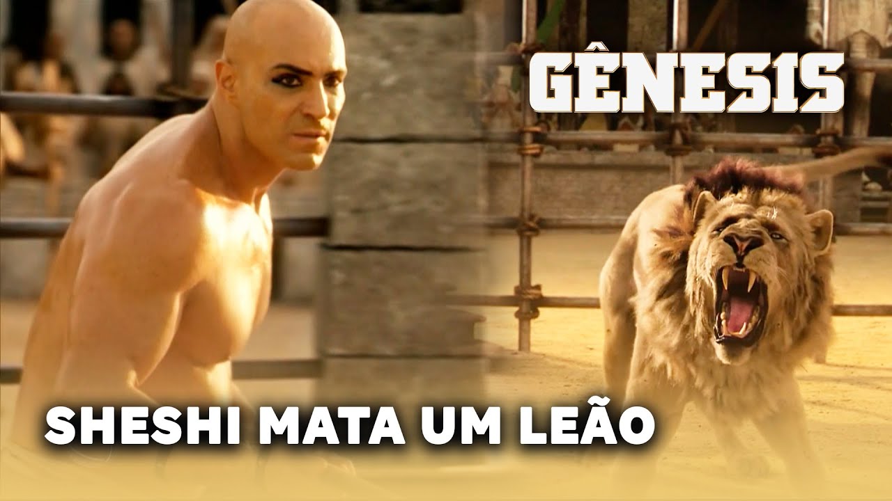 NOVELA G&Ecirc;NESIS: Sheshi mata um le&atilde;o no dia da sua coroa&ccedil;&atilde;o