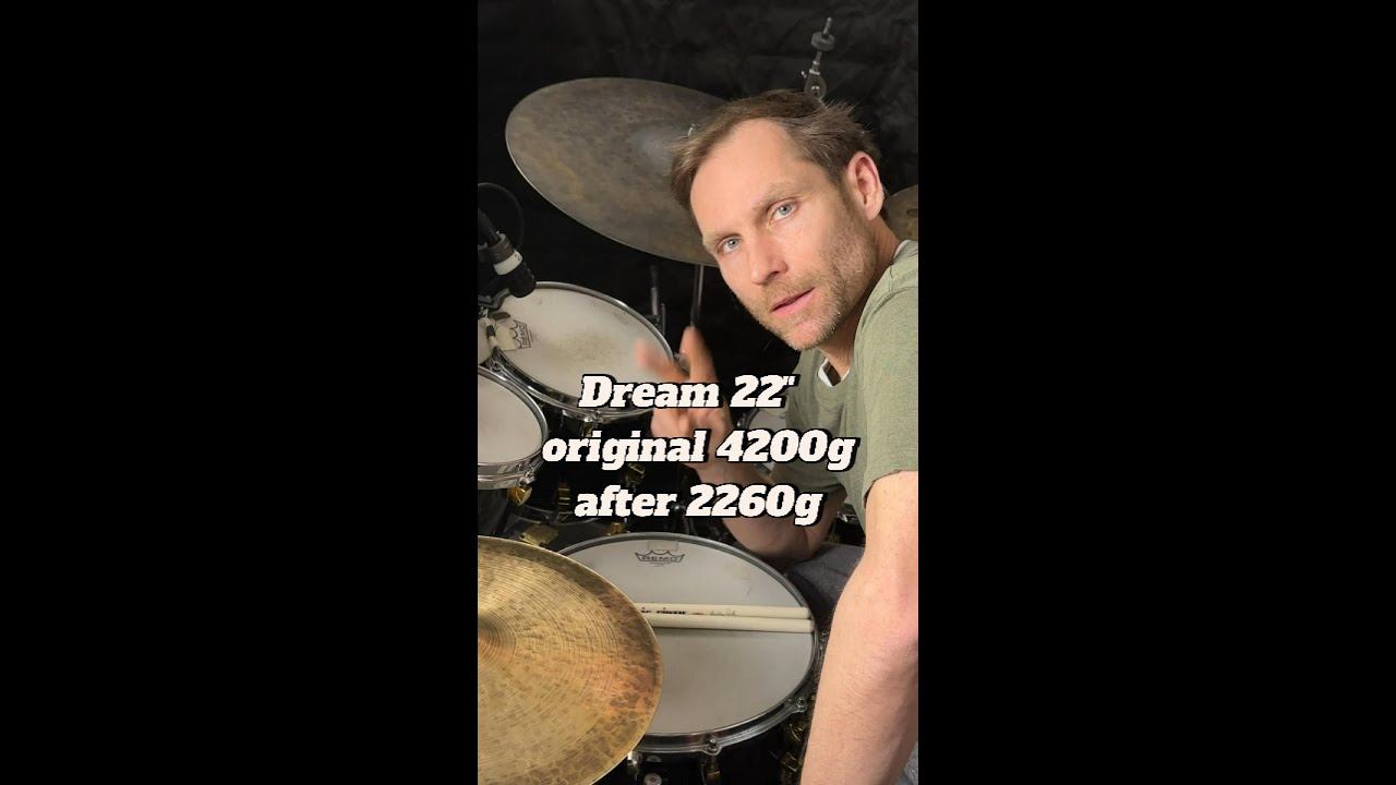 Sablik Cymbals. Modification Dream 22