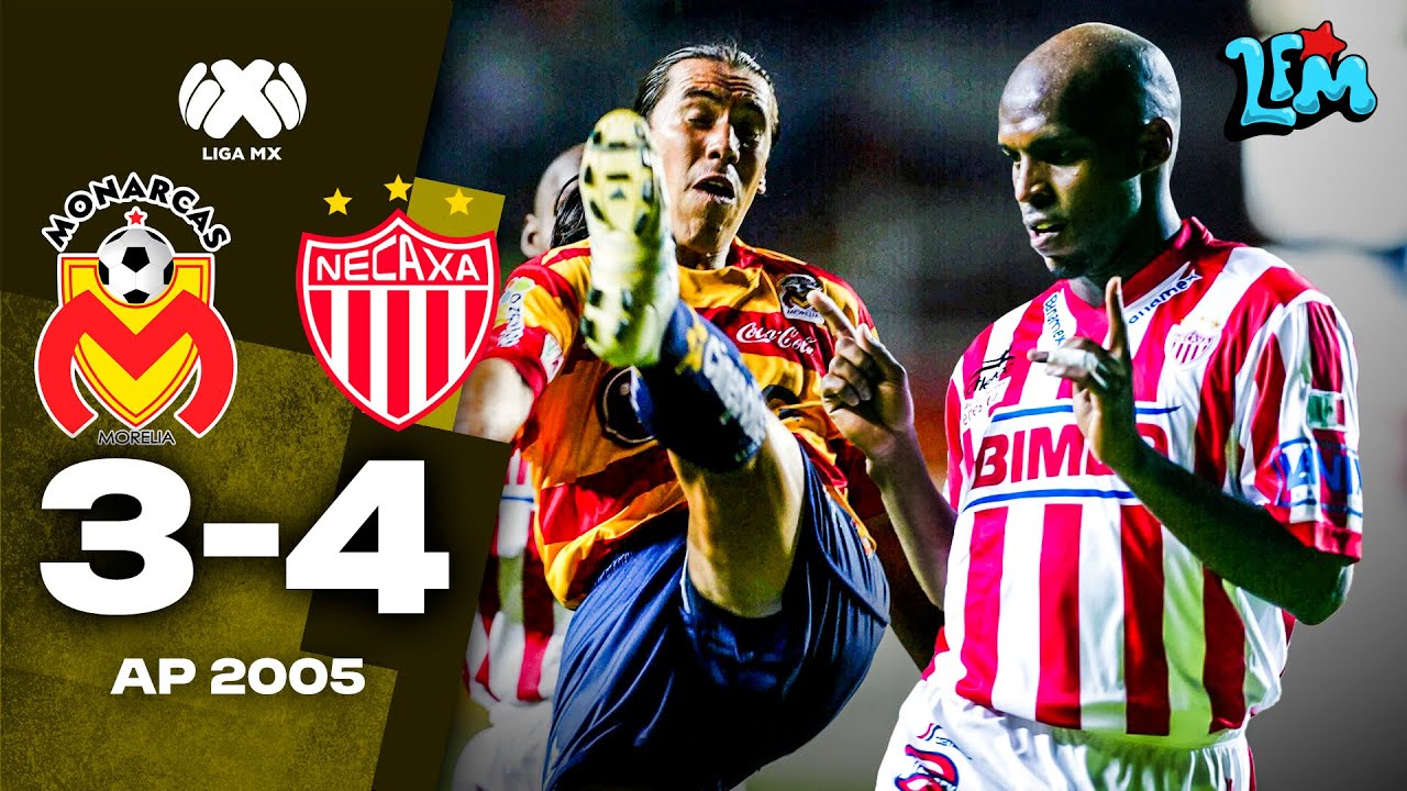 LIBERADO DE MIEMBROS: El Morelos VIBRÓ con 7 GOLES 🦋 Morelia 3-4 Necaxa ⚡ Jornada 15 - Apertura 2005