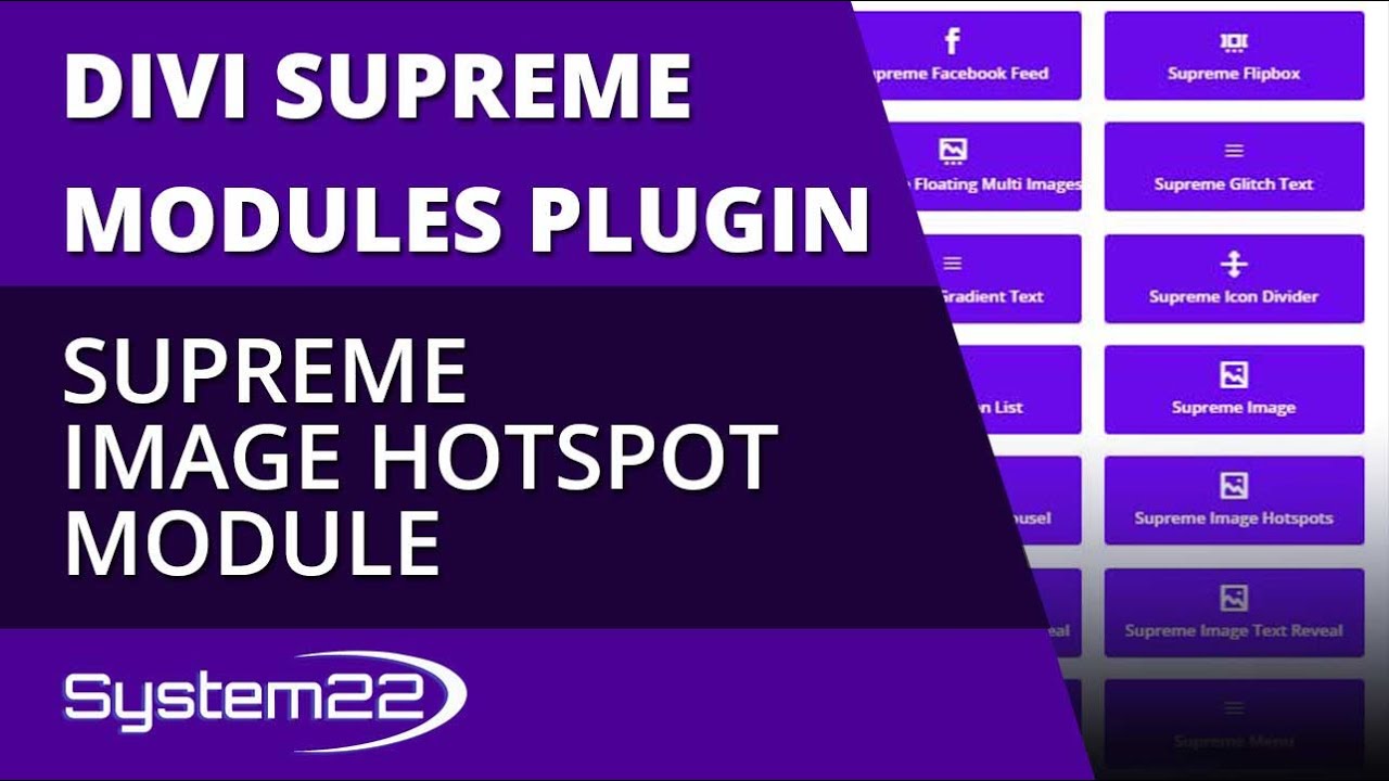 Divi Supreme Modules Supreme Image Hotspot Module 👍
