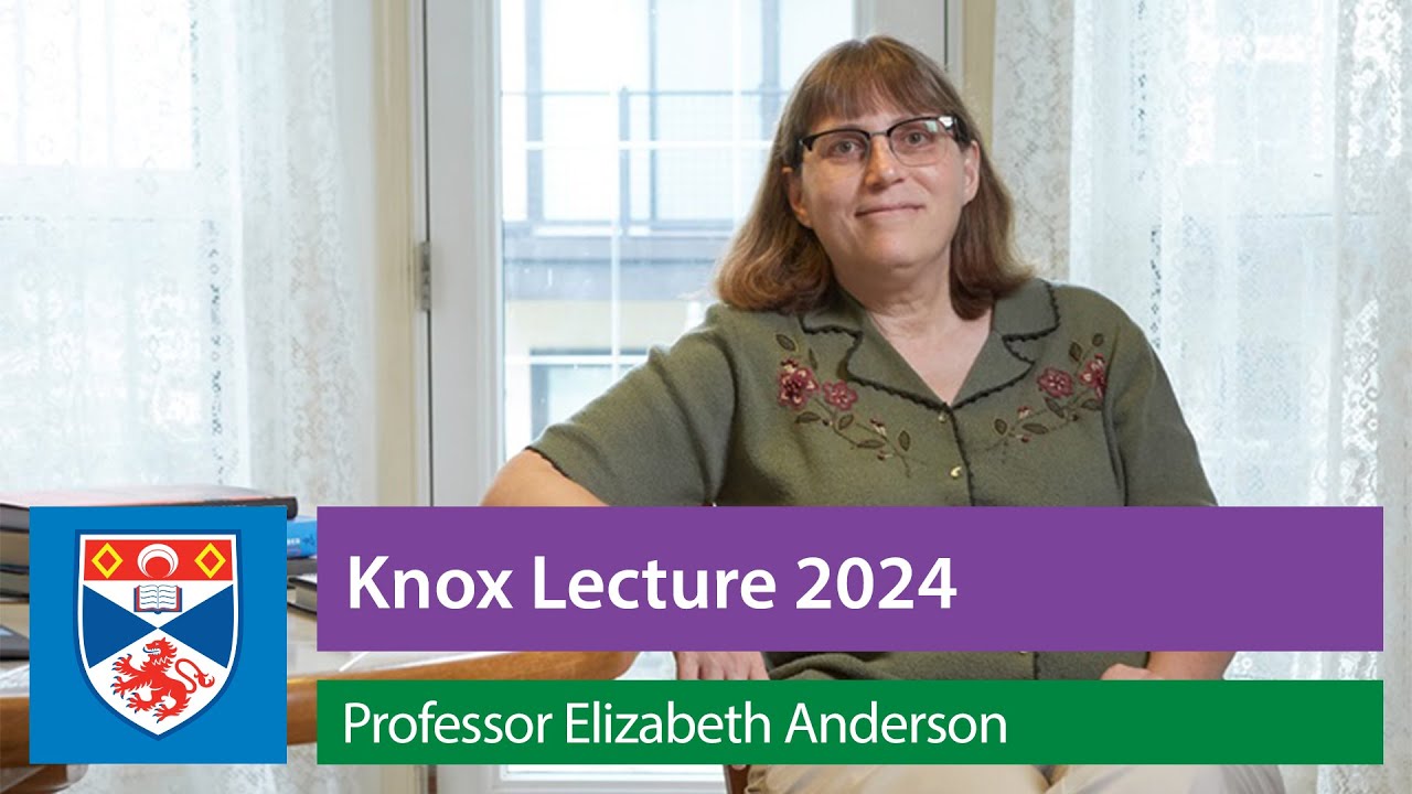 Categorical Inequality and the Economy of Esteem | Professor Elizabeth Anderson, Knox Lecture 2024