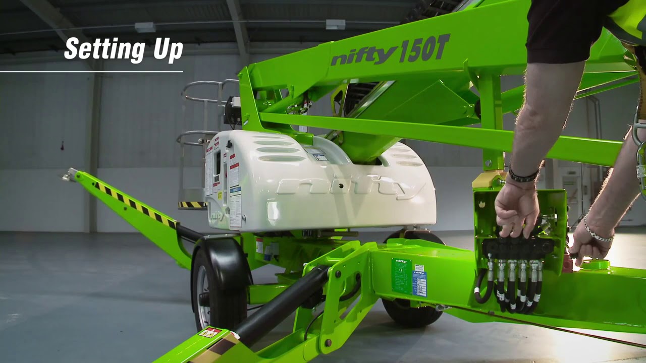 Nifty 150T Product Video   Trailer Mounted Cherry Picker from Niftylift