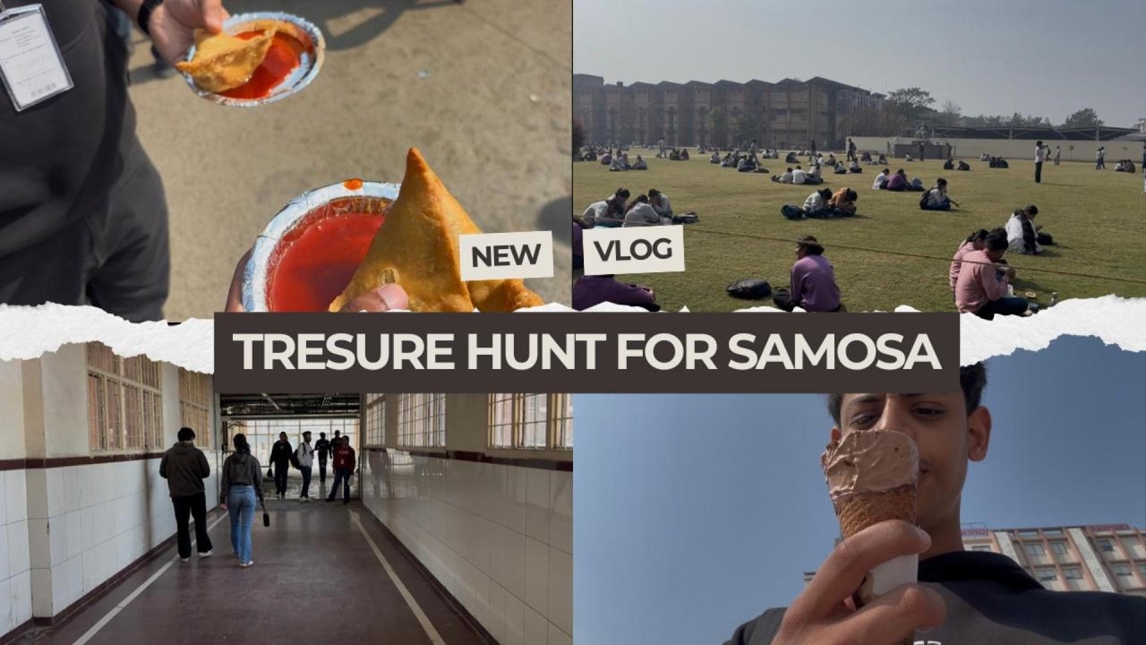 Somasa ki treasure hunt pai nikal gye || pata nhi kah leke jaa rha hai mujhe 😅😅