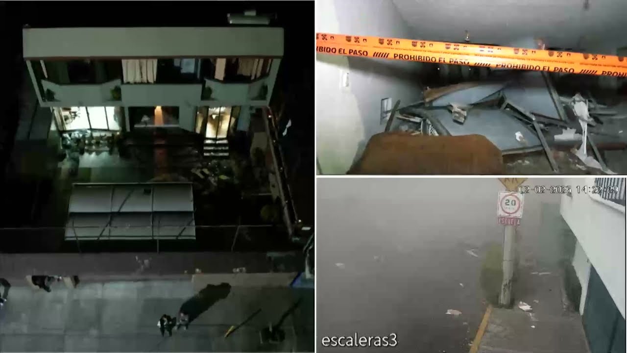 🚨⚠️👉  Fuerte explosión por acumulación de gas en CDMX
