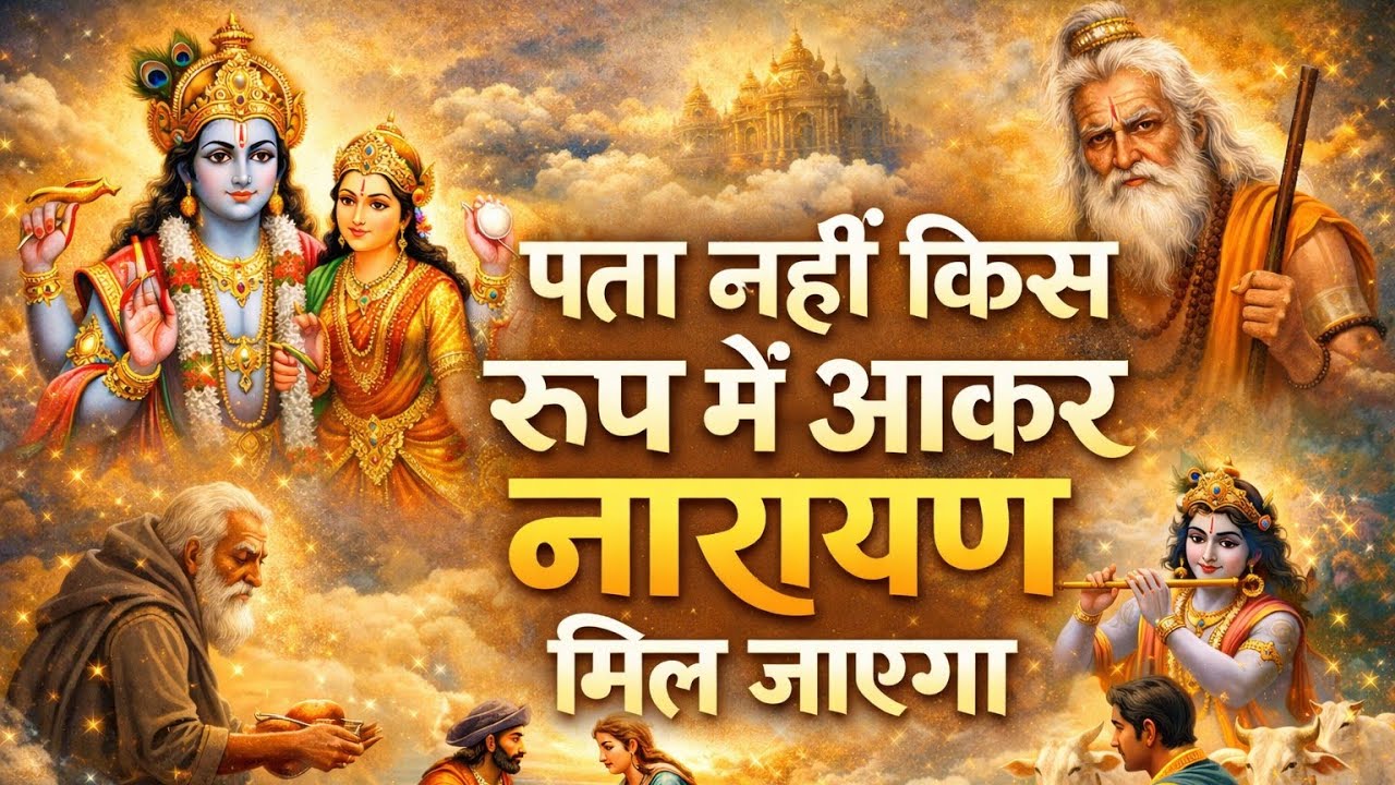 Pata Nahi Kis Roop Mein Aakar Narayan Mil Jayega 🙏 | Heart Touching Bhajan #bhaktigeet 