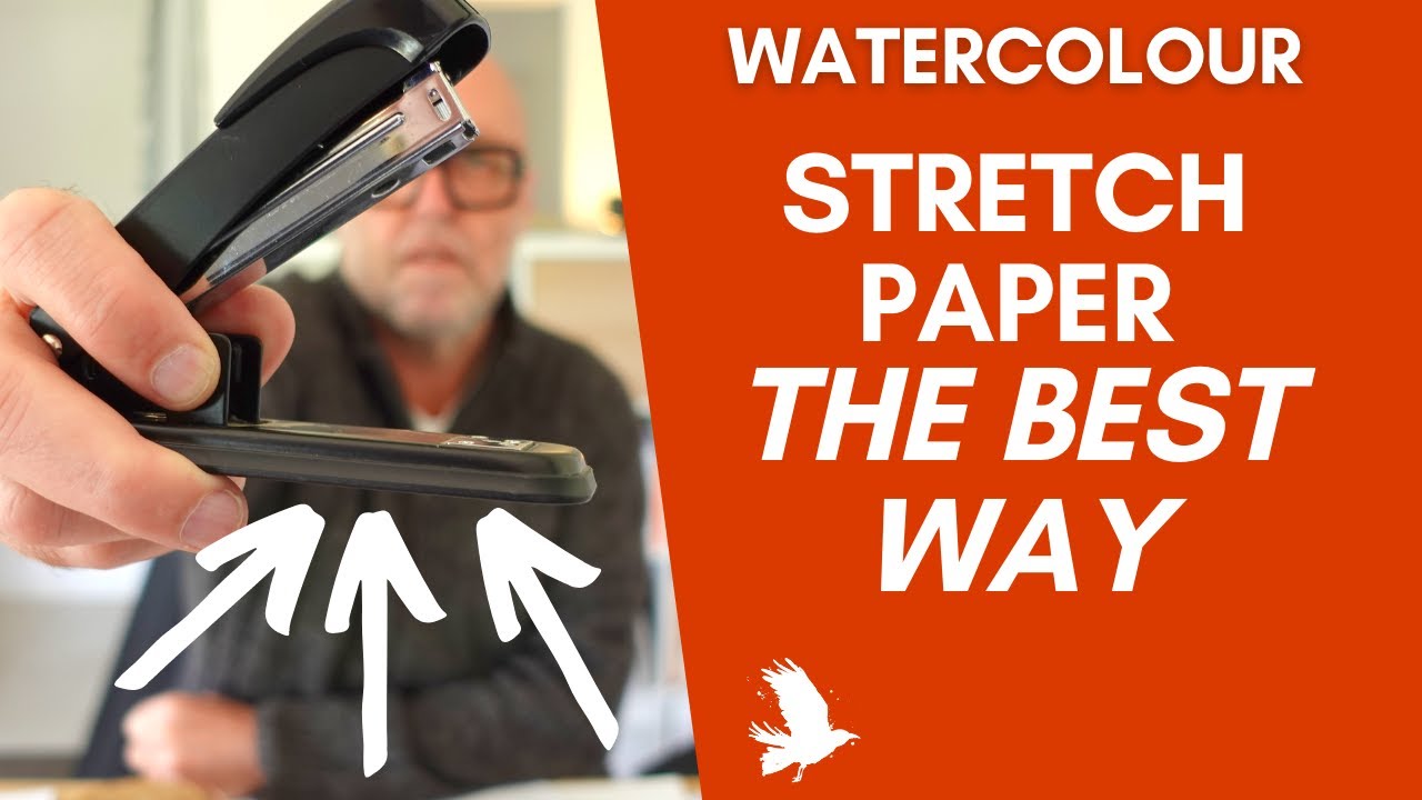 THE BEST WAY TO STRETCH WATERCOLOUR PAPER