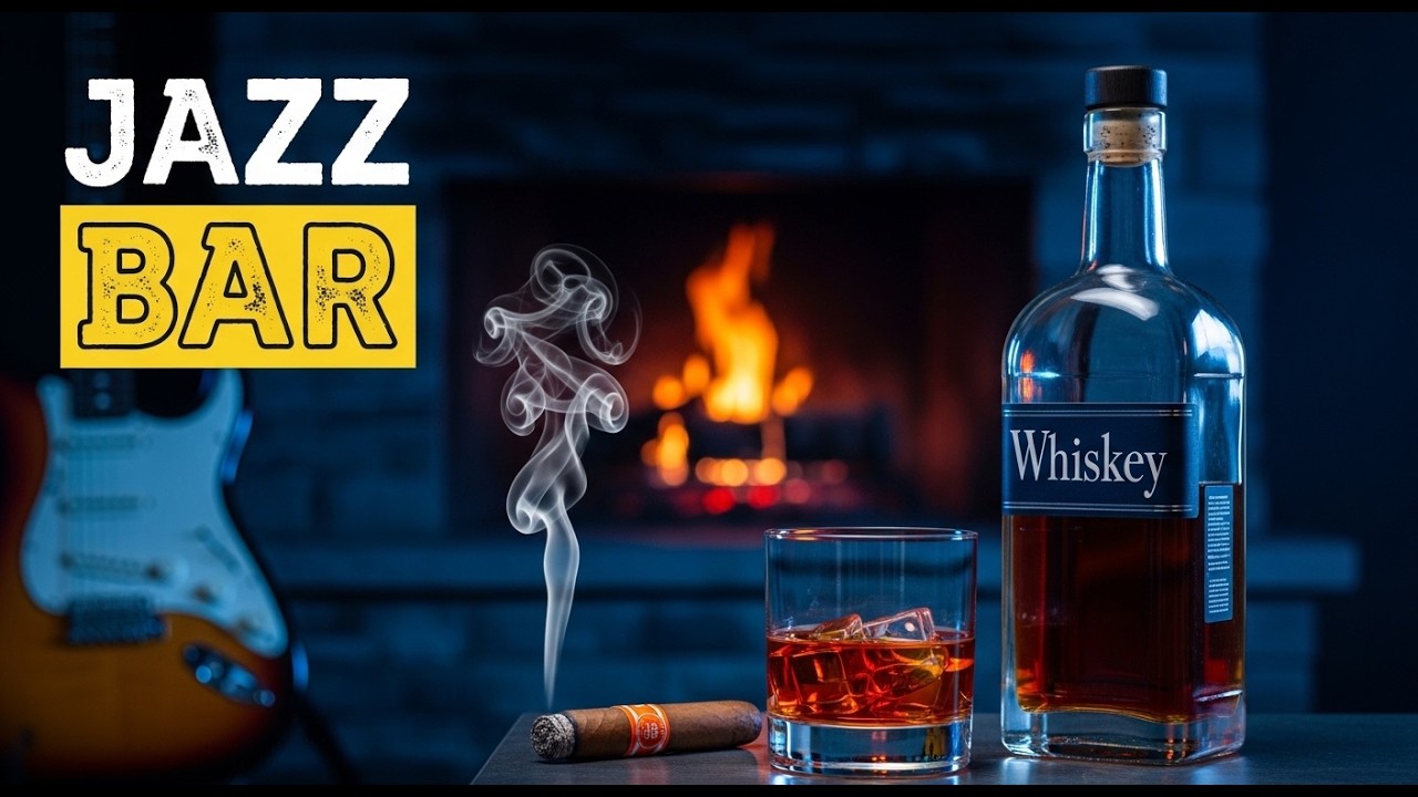 🔴 After Night Whisky Jazz Bar 🥃 Smooth Sax & Piano for Late Night Relaxation
