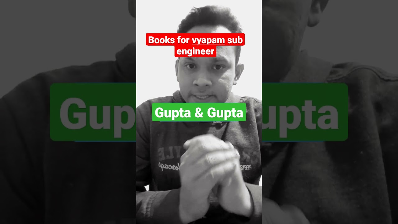 Best books for vyapam sub engineer in shorts  #shorts #vyapam #peb #subengineer