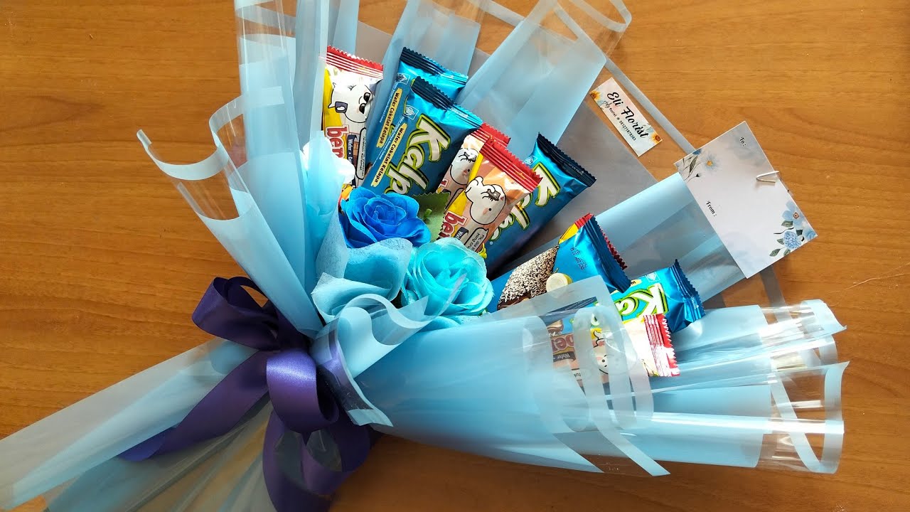 Cara  Membuat Buket Snack Coklat  beng beng Dan Kalpa 10 picis / Tutorial Buket Snack