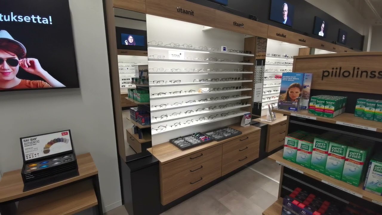 Optikko liikkeen kalusteet