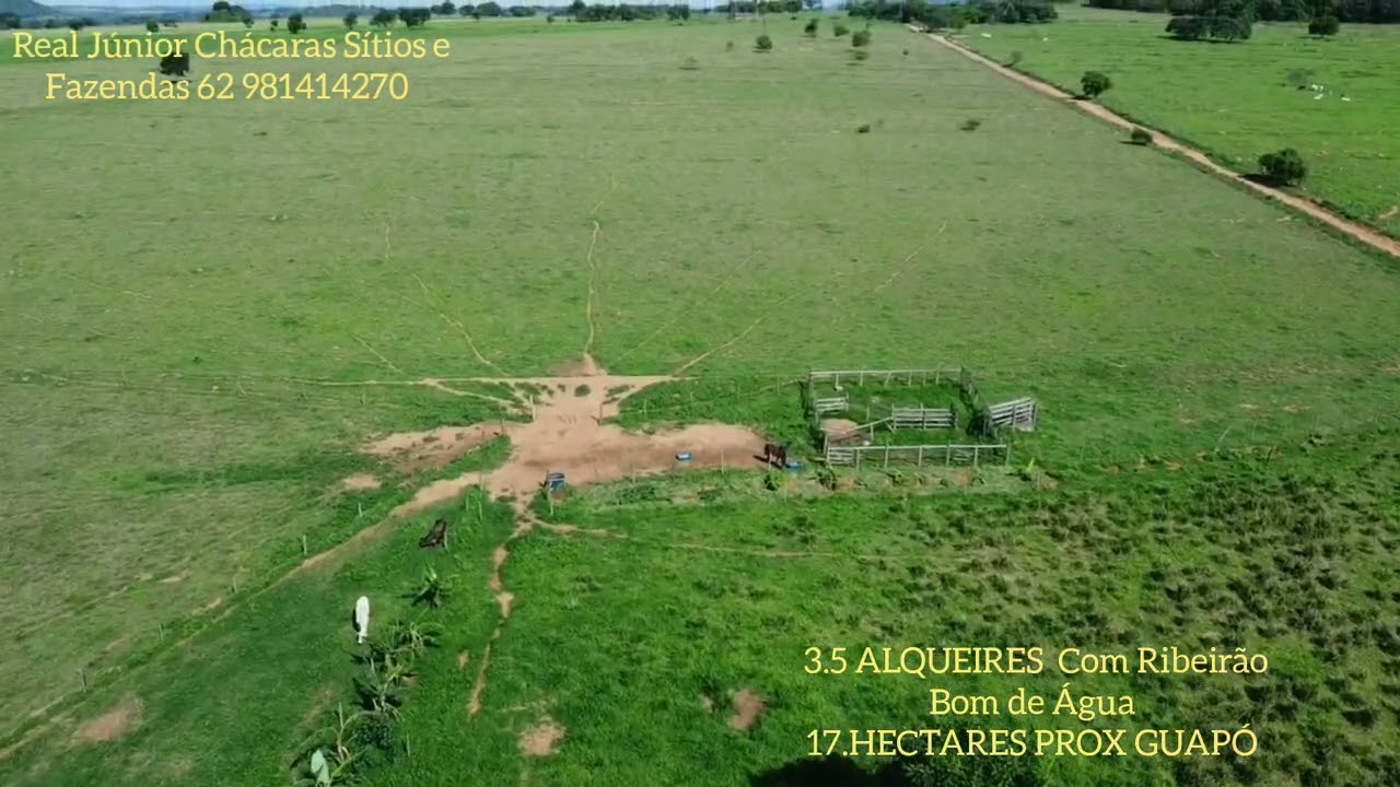 Chácara 3.5 ALQUE VALOR 1.000.000 Próx Guapó Go   45 km de Goiânia 62 9 81414270  Aceita 30% Imóveis