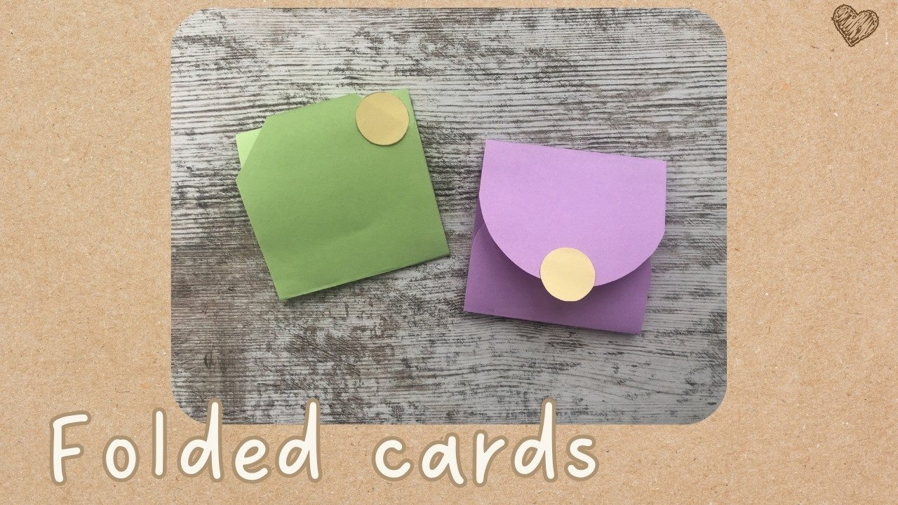 Lapbook Folded Cards