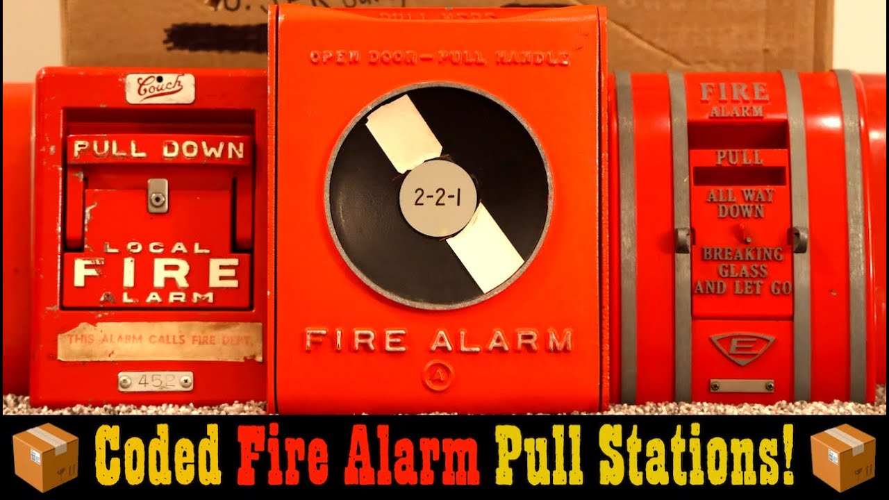 Unboxing RARE Coded Fire Alarm Pull Stations!