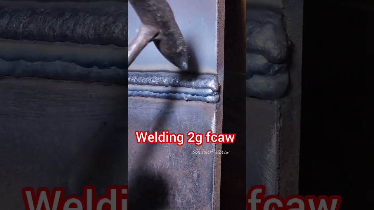 2G fcaw welding #fcaw #youtubeshorts  #shorts