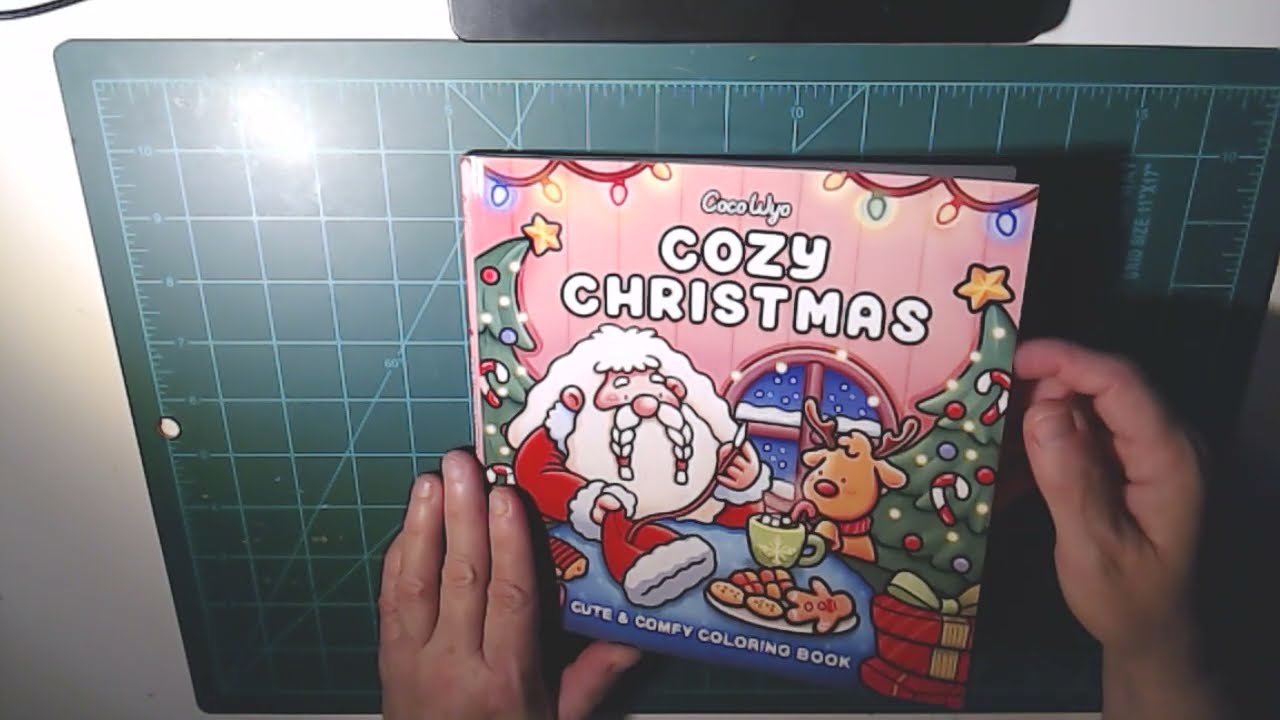 FLIP THROUGH- COZY CHRISTMAS CUTE AND COZY COLORING BOOK  BY 