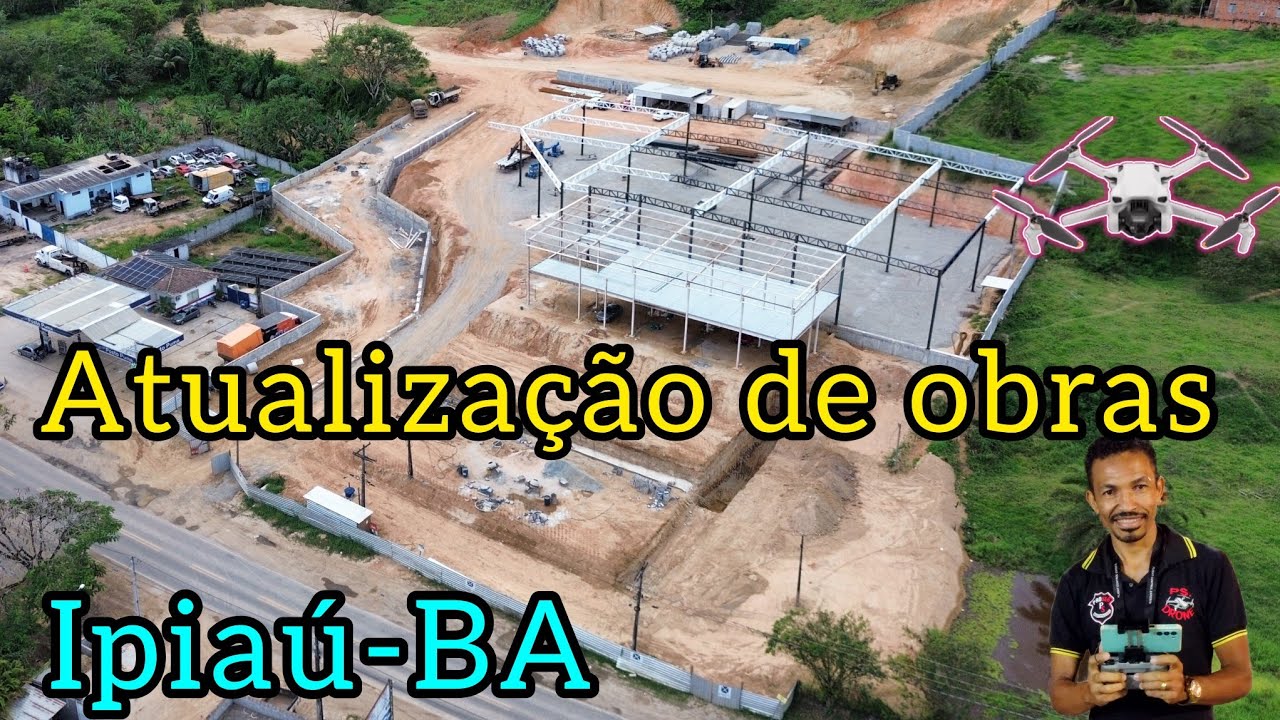 Obra a todo vapor em Ipiaú-BA (voo 627)