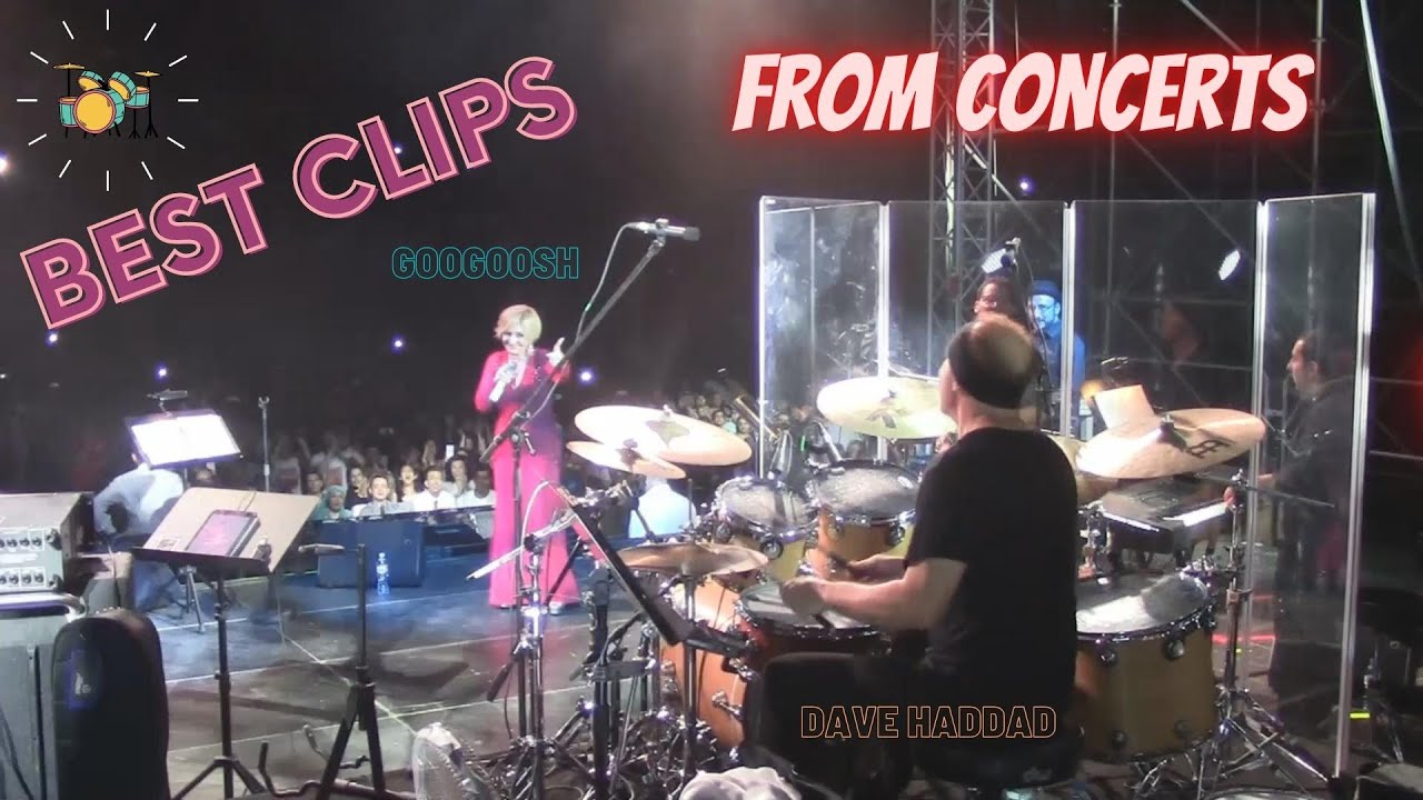 Drummer Dave Haddad - Best Clips From Concerts