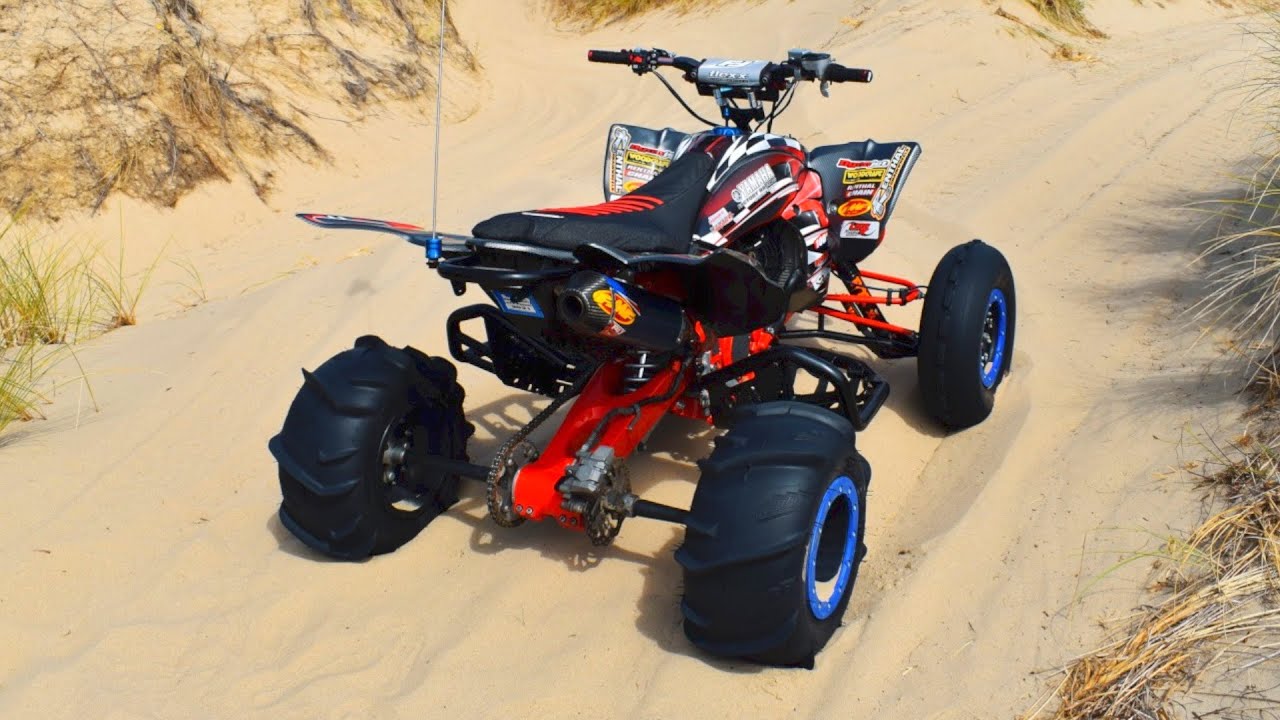 My New Quad! Custom YAMAHA YFZ450R First Ride Winchester Bay Oregon Dunes 2020