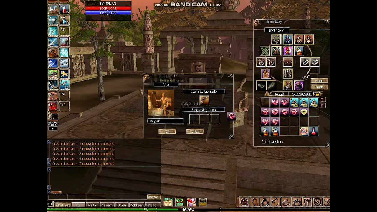 Tantra Online Crafting Crystal Bow Level 88