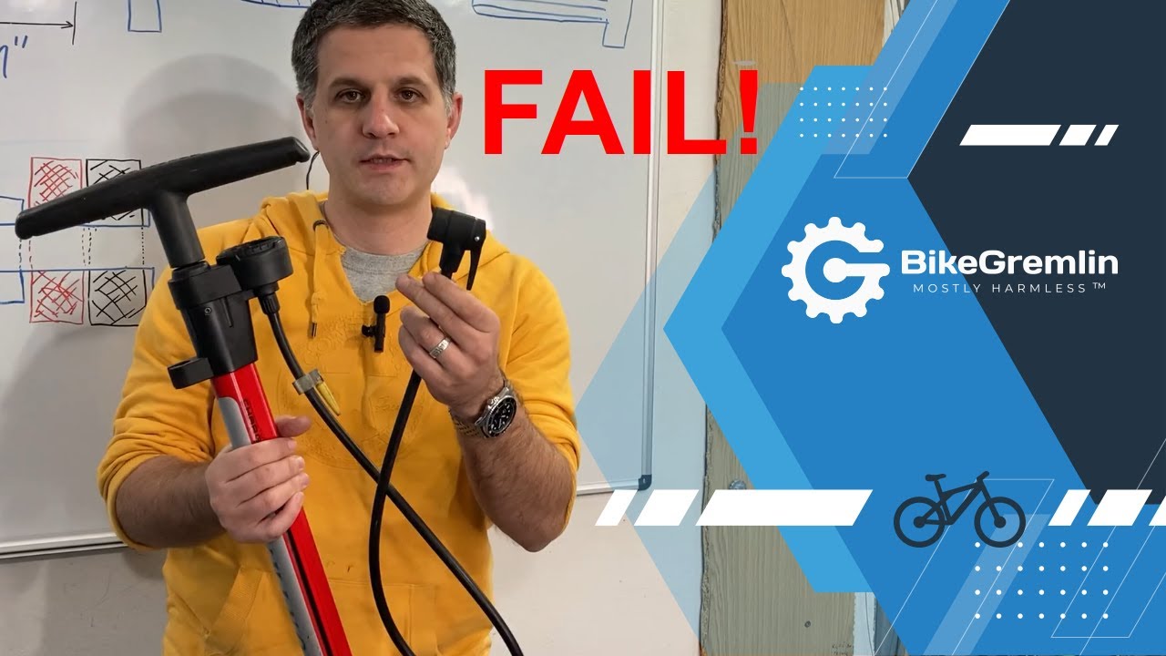 Replacing a floor-pump head FAIL