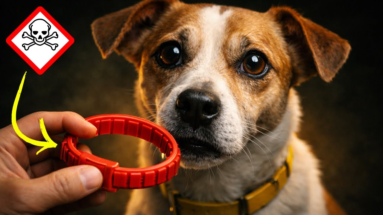 Antes de usar un collar antipulgas en tu perro, mira esto