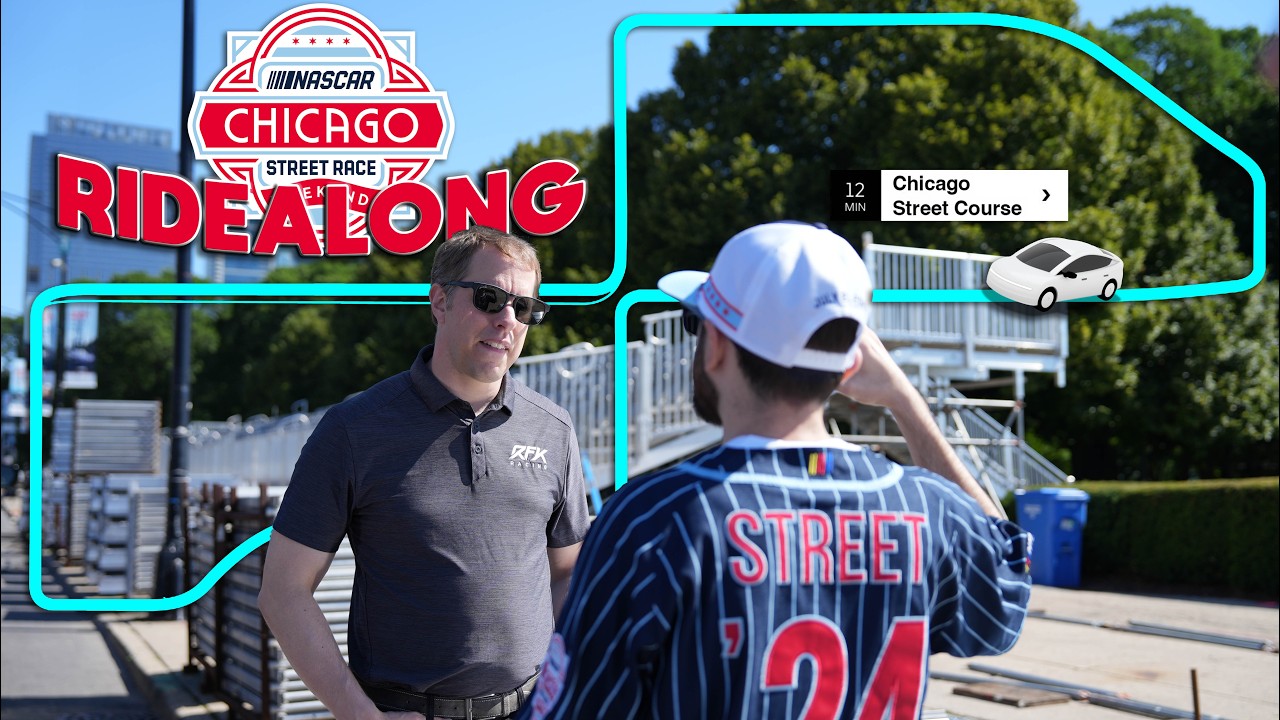 Doing a Lap Around Chicago’s Street Course With One of Nascar’s Most Veteran Drivers
