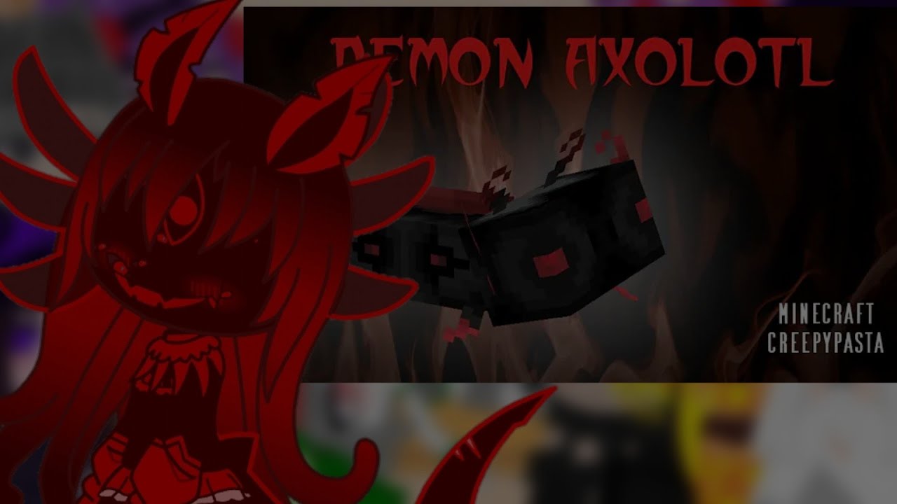 Horror Mob Talker React to Demon Axolotl by Raygloom (🎃SPECIAL HALLOWEEN🎃)