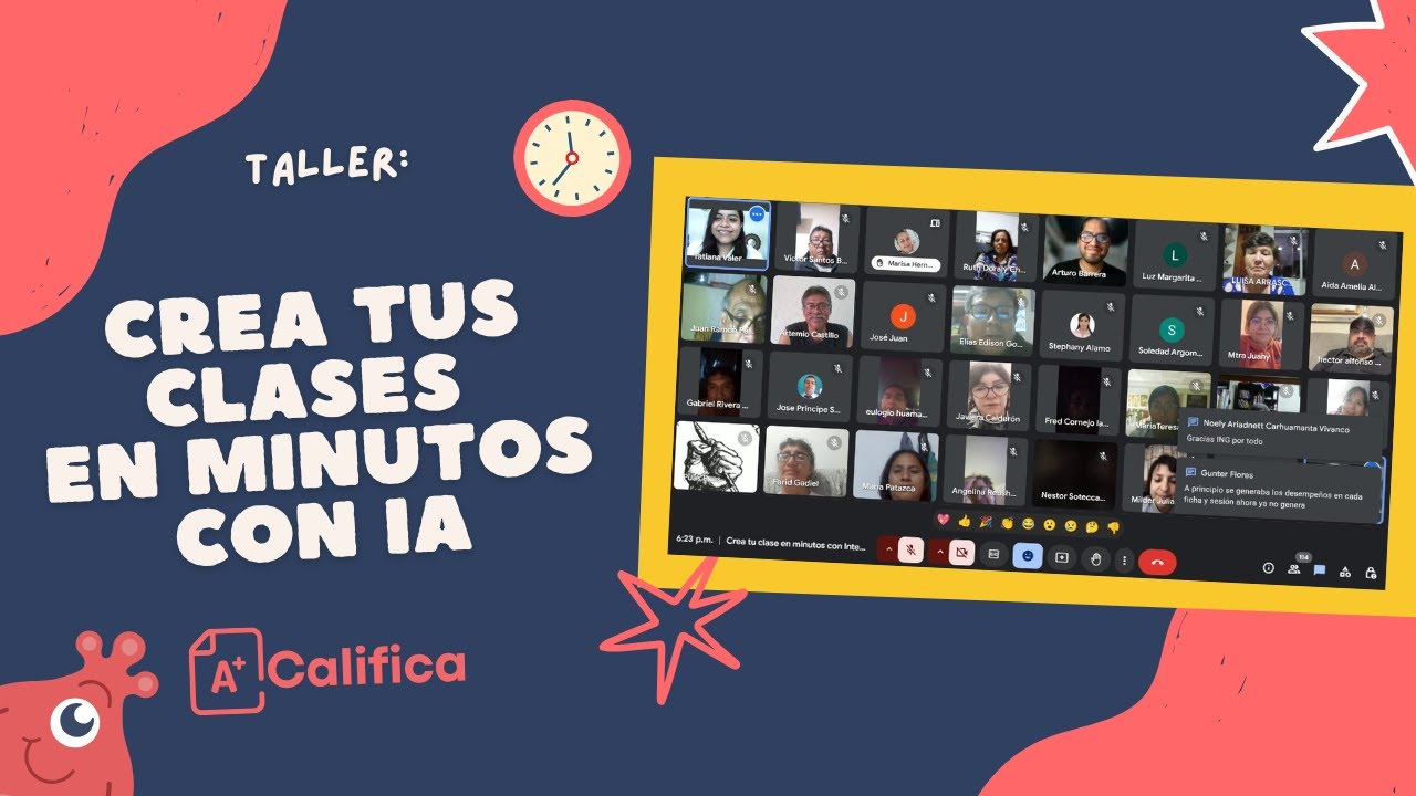 [Taller] Crea tu clase en minutos con IA