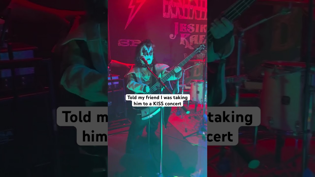 it WAS NOT kiss. #band #concert #prank