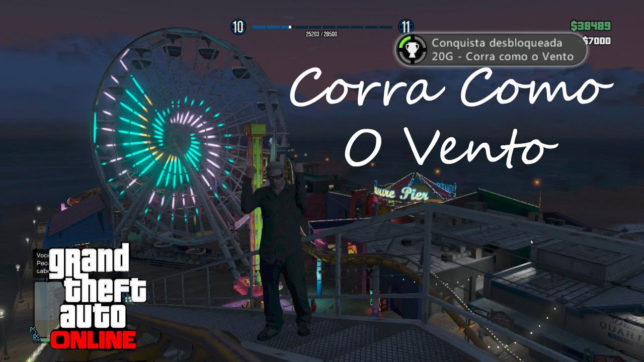 GTA V Online Conquista/Troféu - Corra Como O Vento - Modo Solo + Carro Do Franklin Online pt-br
