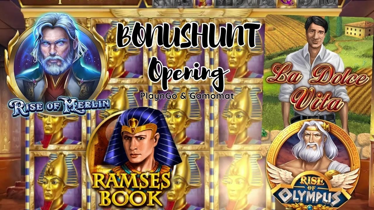 BONUSHUNT Opening PlaynGo & Gamomat Slots 🫡🤚 (Ramses, Legacy of Dead, Roman Legion etc)