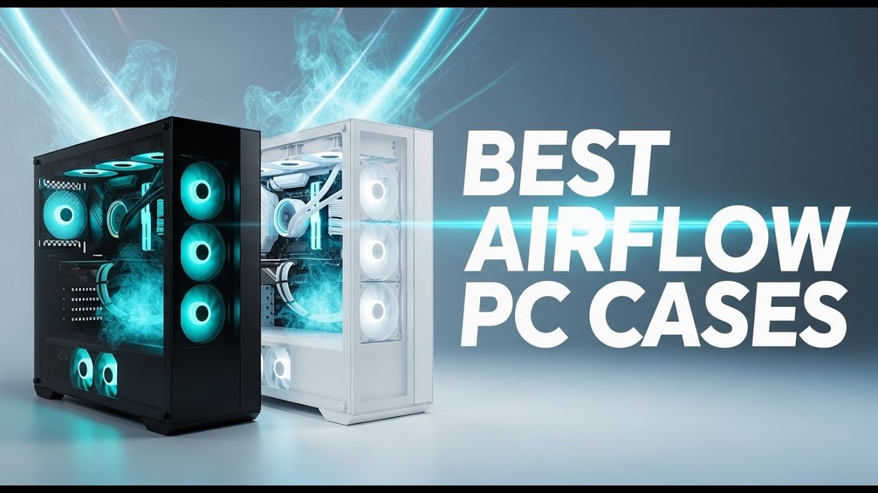 TOP 5 Best Airflow Pc Cases This Case Turned My Gaming PC Into a COOLING BEAST 😈