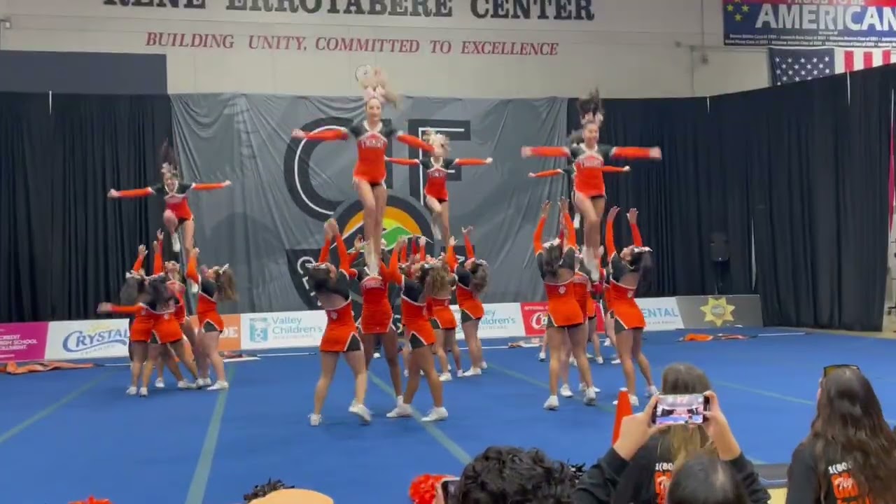 “2026” CIF Valley Champions Wasco Tigers Cheer #3peat 