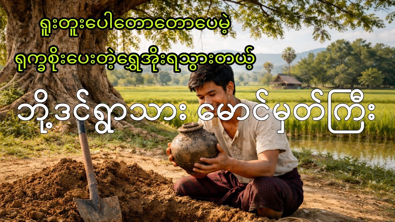 ဘို့ဒင်ကျေးရွာက ရွှေအိုးရသွားသူ မှတ်ကြီး