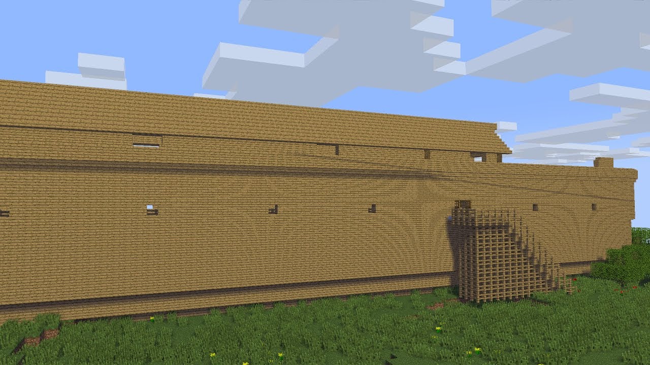 Genesis 6 - Wickedness in the World/Noah's Ark ( Minecraft Animation )