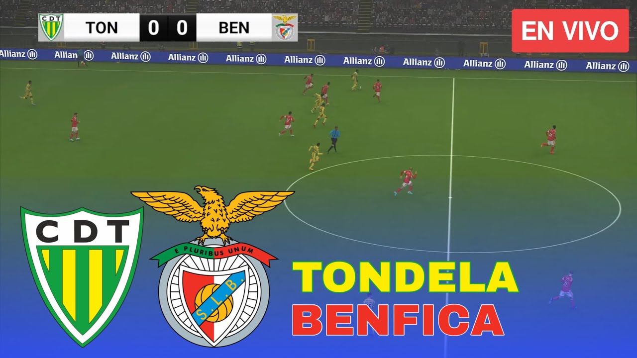 Tondela vs Benfica AO VIVO🔴 Primeira Liga 2026 Jogo de HOJE Simulação PES 21