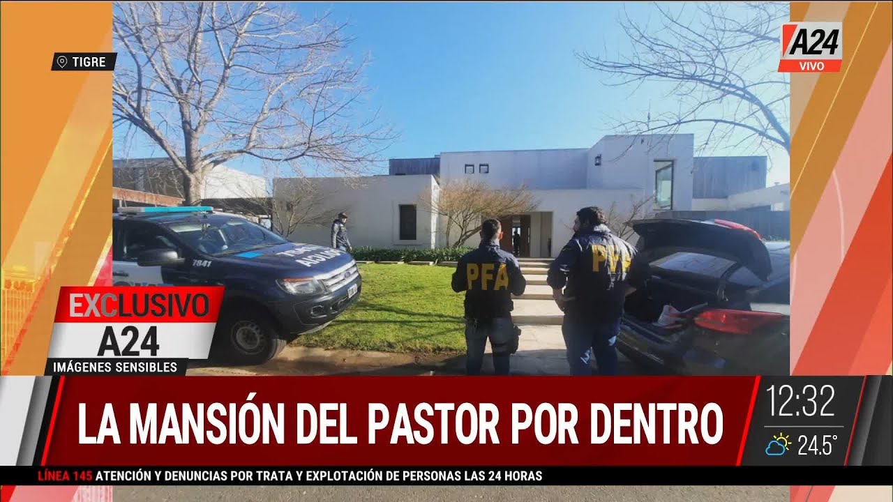 🔴 IMÁGENES EXCLUSIVAS: la mansión del líder de la Secta S.A. por dentro I A24