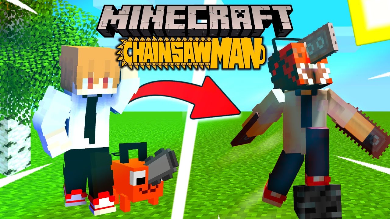Je suis devenu CHAINSAW MAN dans MINECRAFT ! (ça ne s'est pas passé comme prévu)
