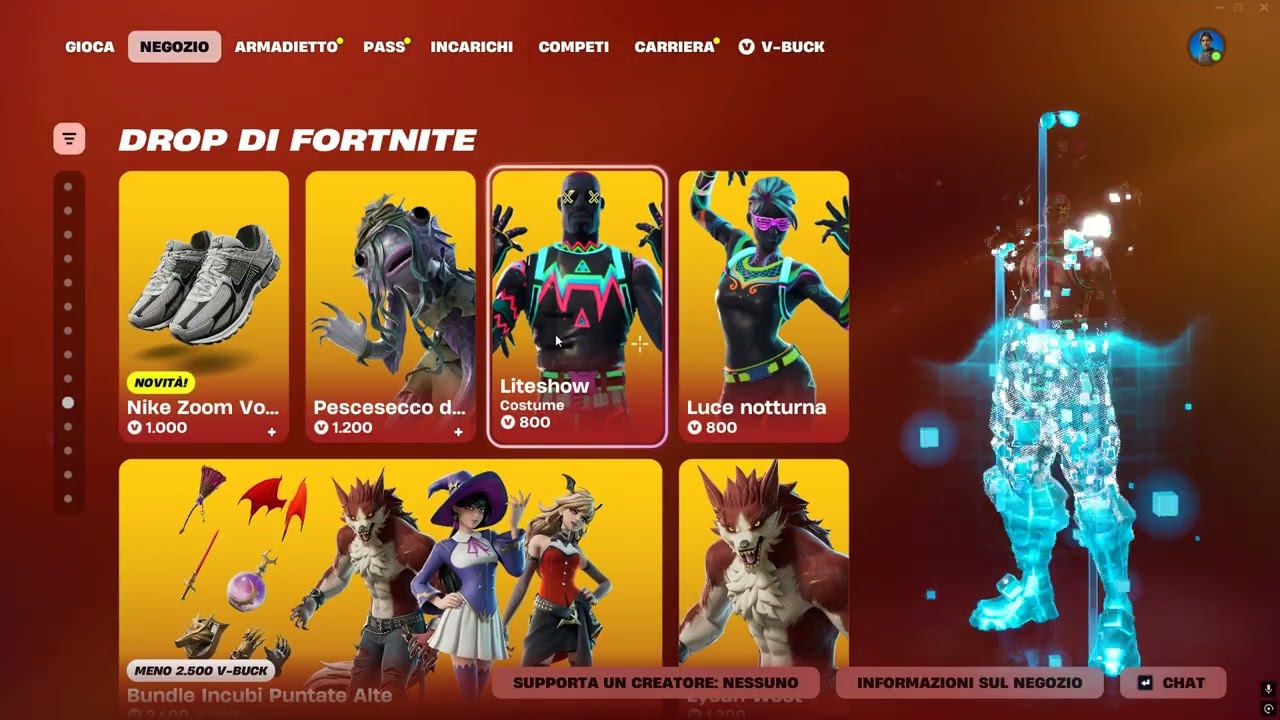 Fortnite Negozio Dei Oggetti 11/2/26 ITA [I Piu Venduti Di Oggi]