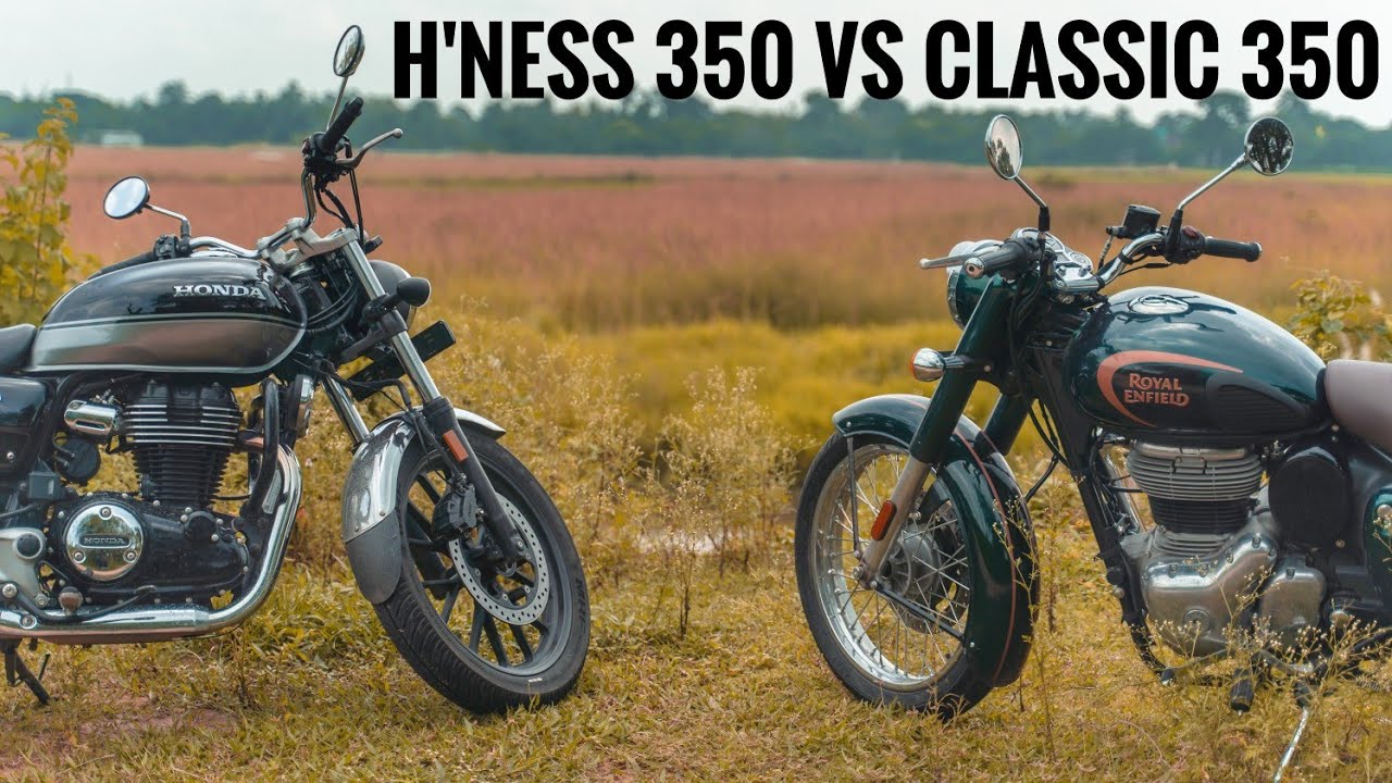 Обзор RE Classic 350 против Honda H'ness CB350 | Тест на шоссе | RWR